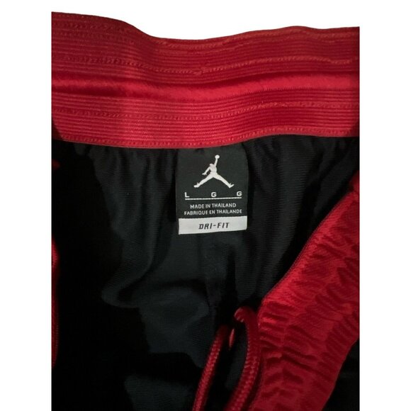 Air Jordan 11 Tear Away Basketball Pants Men LARGE Black Red AH1551 011 - Picture 3 of 7